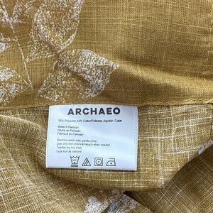 Archaeo Curtain Panels, Botanical Print, Set of Two, 50 x 85